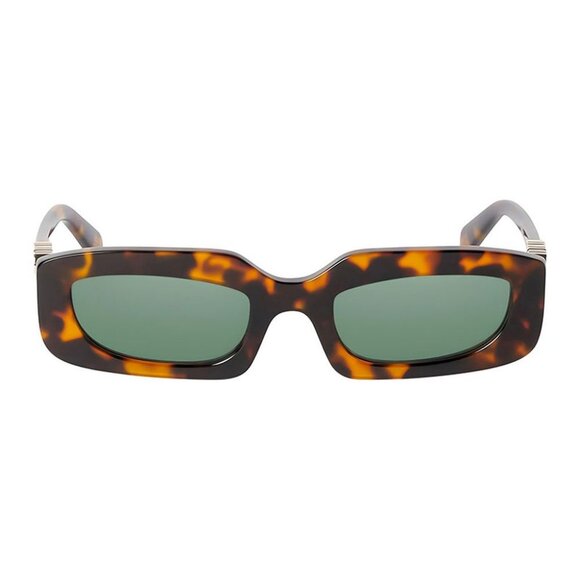 NEW OFF-WHITE SUNGLASSES, UNISEX HAVANA BROWN OVAL EYEWEAR OFF-WHITE